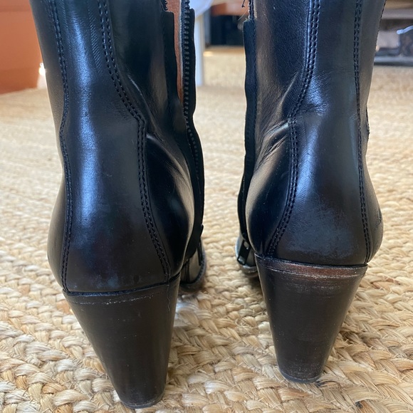 Frye Black Heel Boots Size 8.5 - Picture 3 of 8
